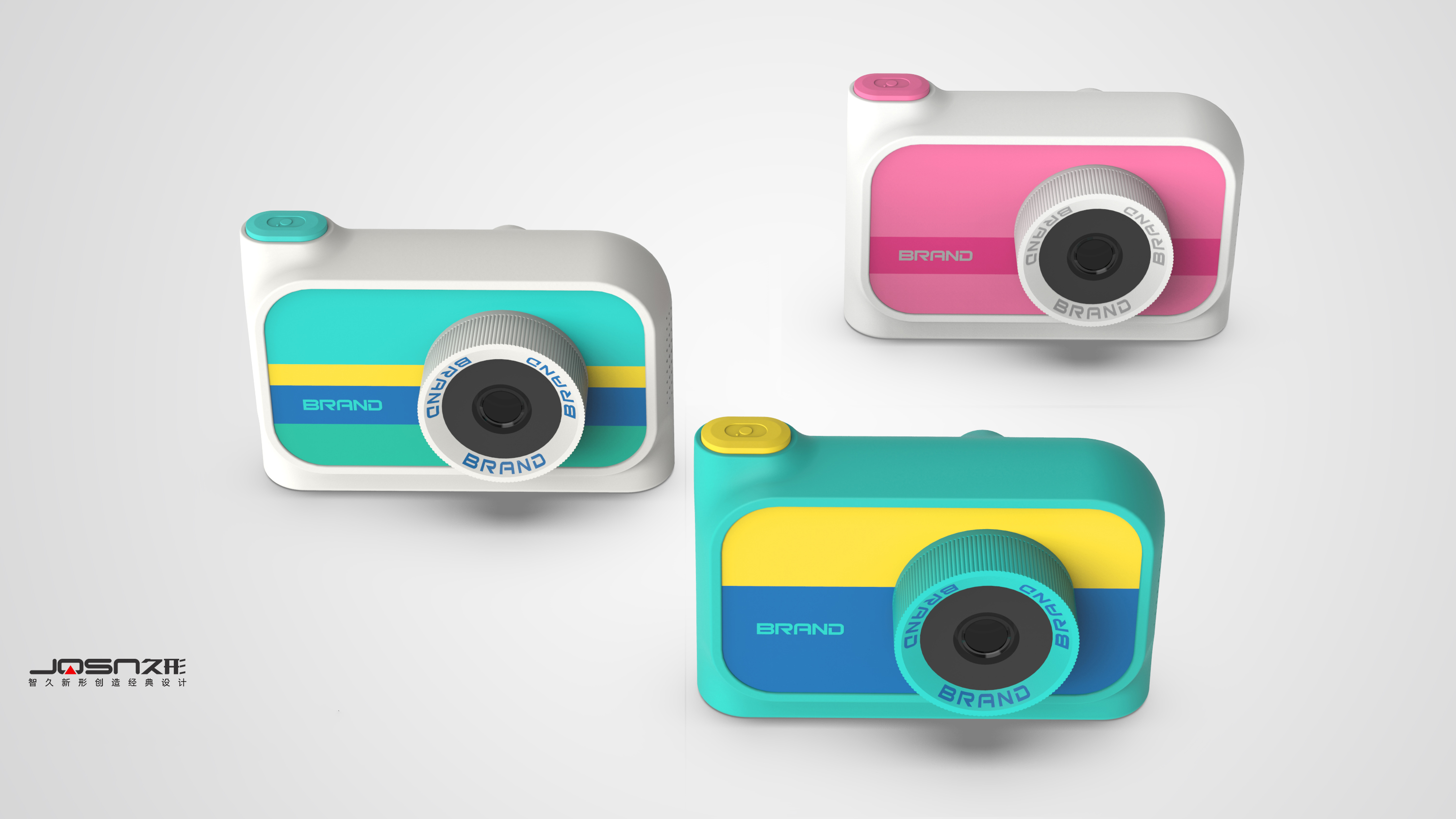 camera，children，Children's Toys，product design，Render，Children's camera，