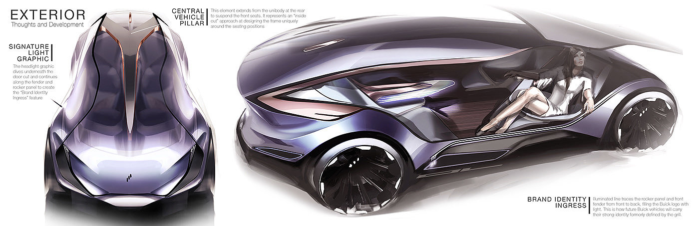 HALO，Automobile design，Interior，Buick，