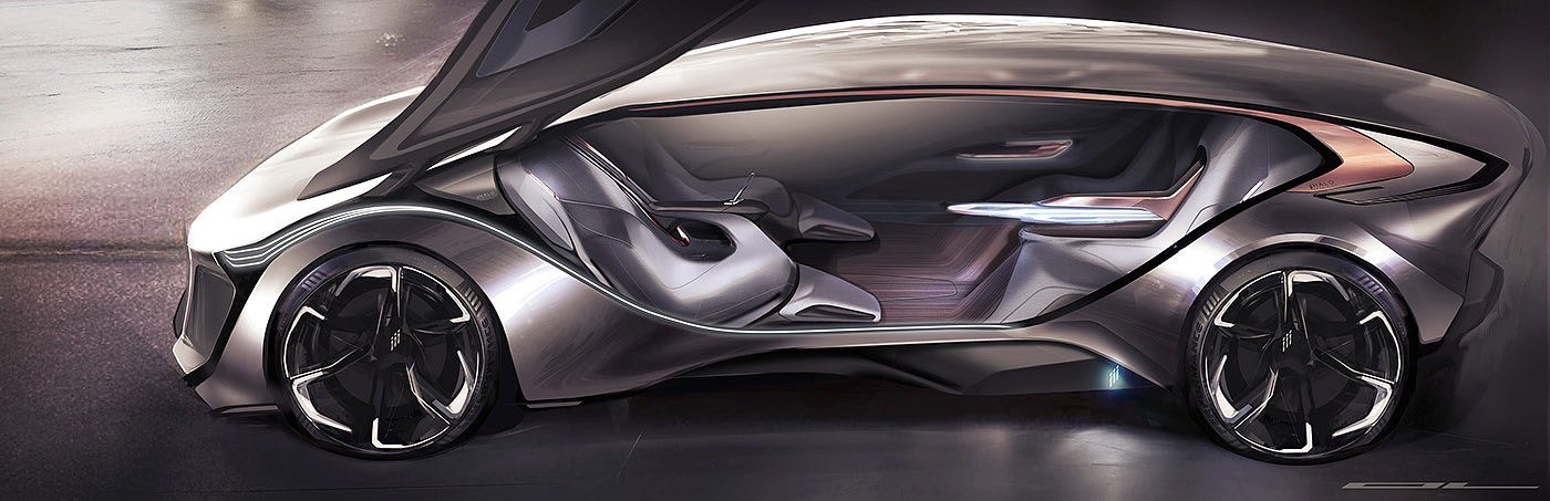 HALO，Automobile design，Interior，Buick，