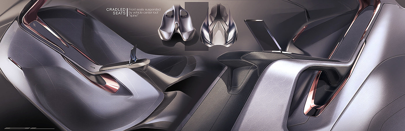 HALO，Automobile design，Interior，Buick，