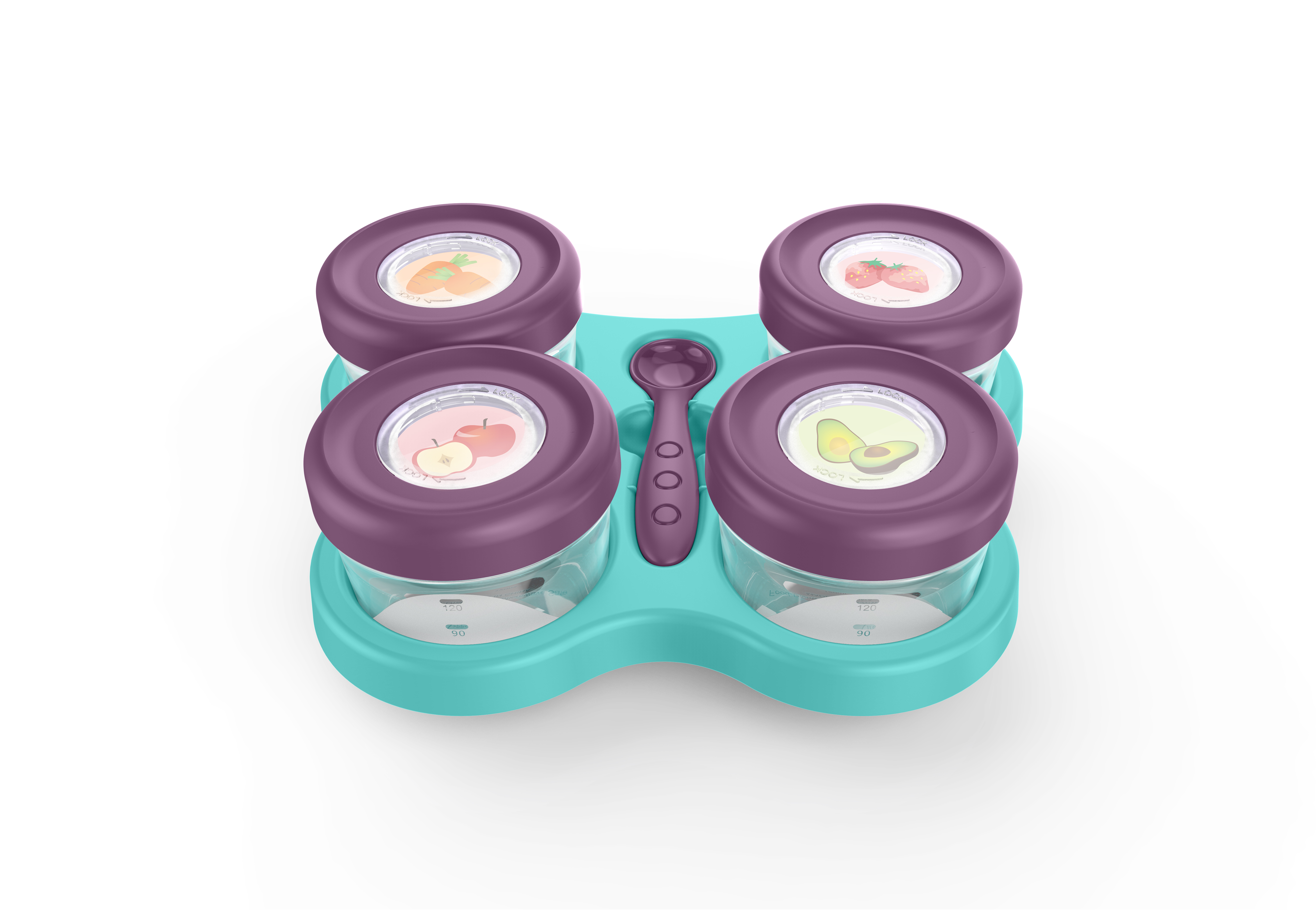 Baby auxiliary food box，