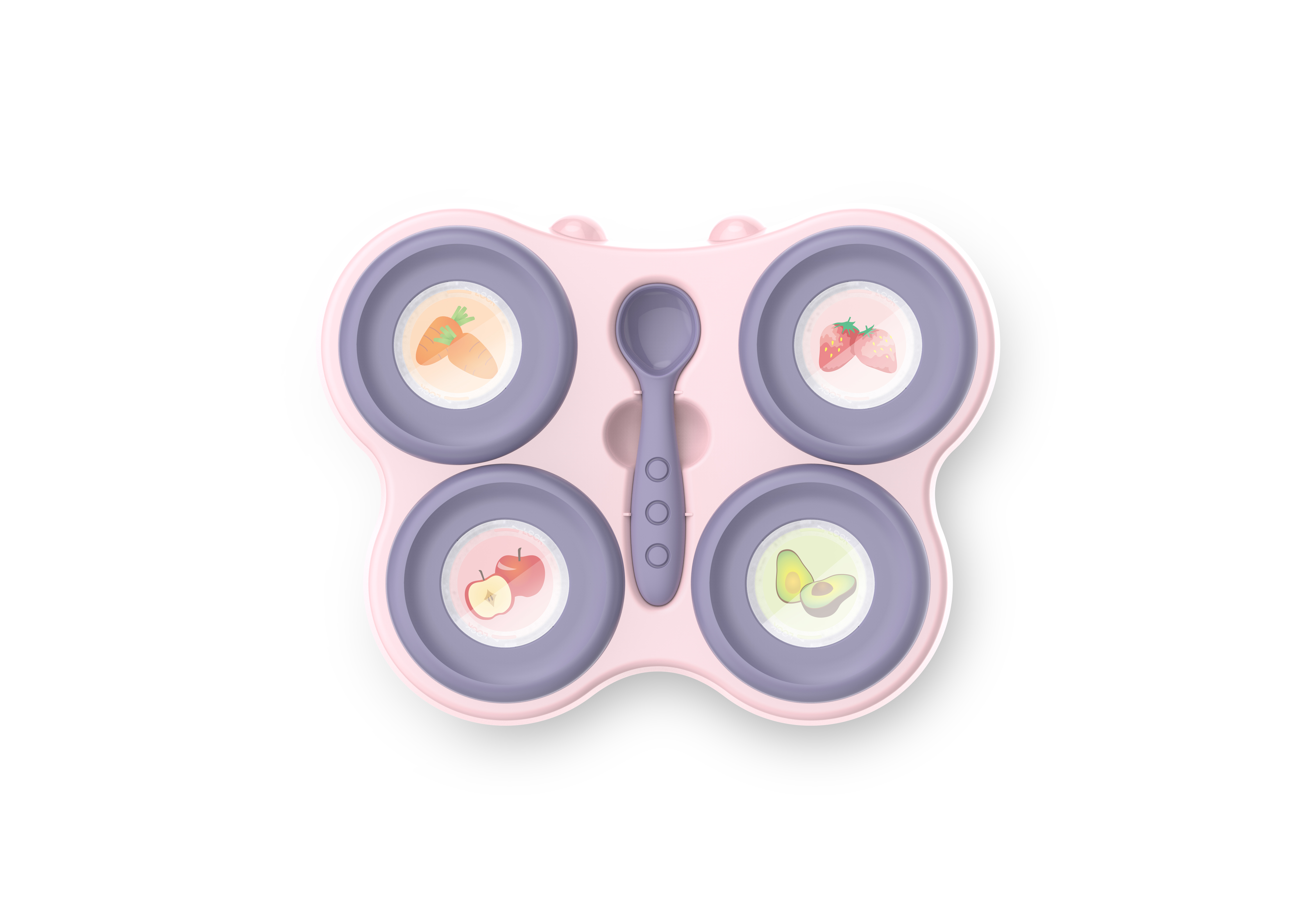 Baby auxiliary food box，