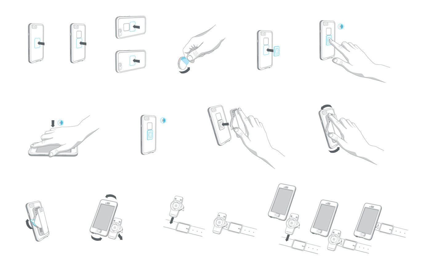 mobile phone，Protective shell，Bracket，Waterproof design，Firm and firm，