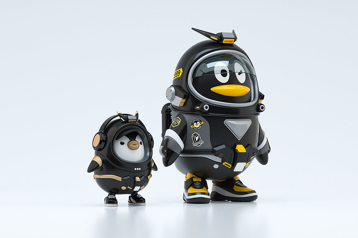 Advertising design，Doll design，SPACE QQ，