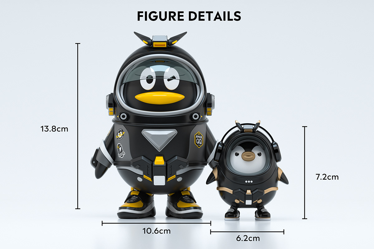 Advertising design，Doll design，SPACE QQ，