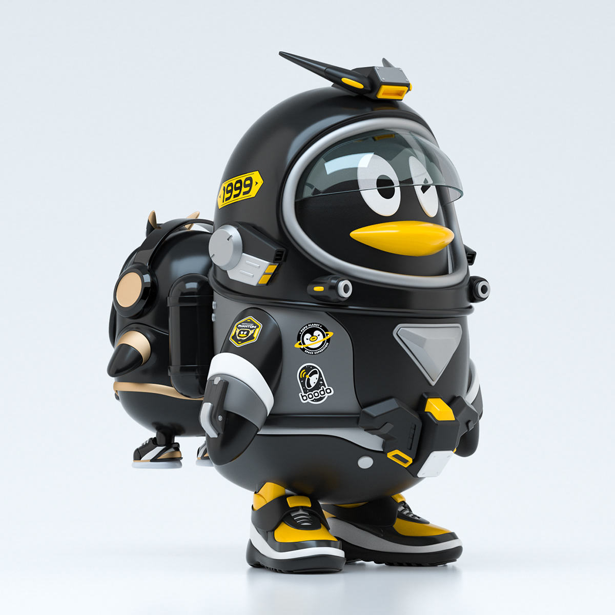 Advertising design，Doll design，SPACE QQ，