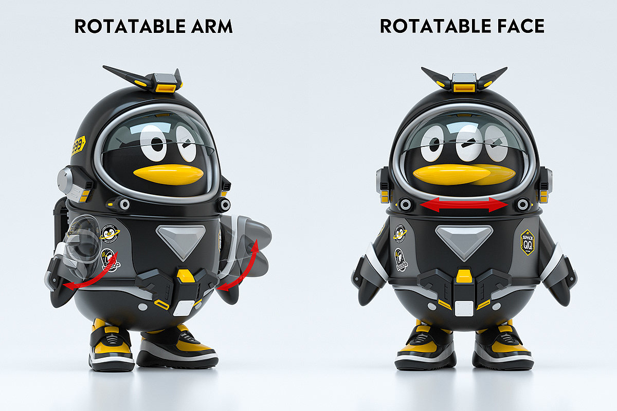 Advertising design，Doll design，SPACE QQ，