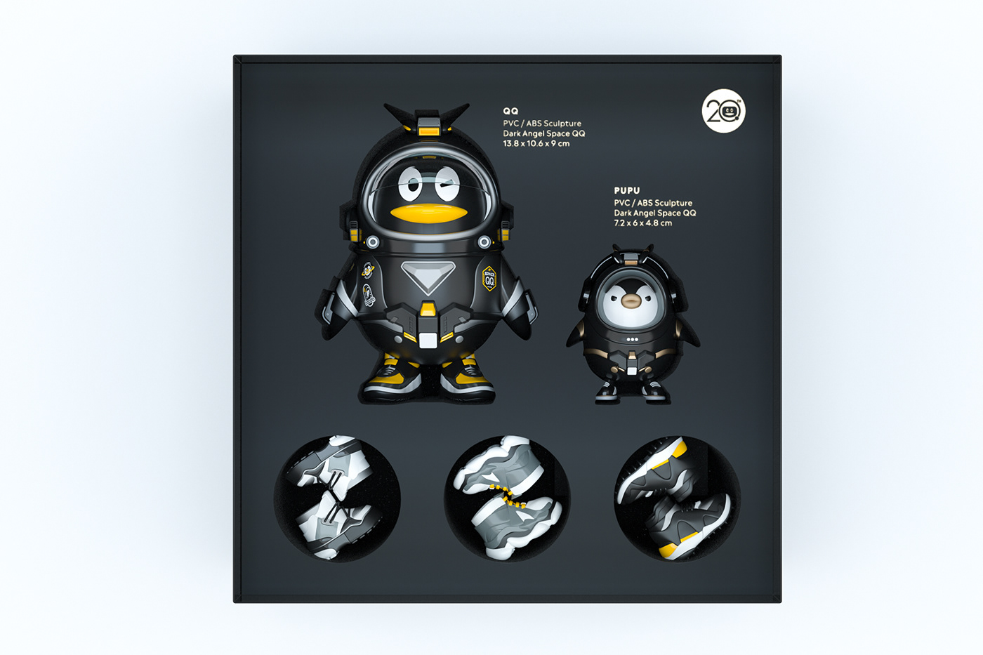 Advertising design，Doll design，SPACE QQ，