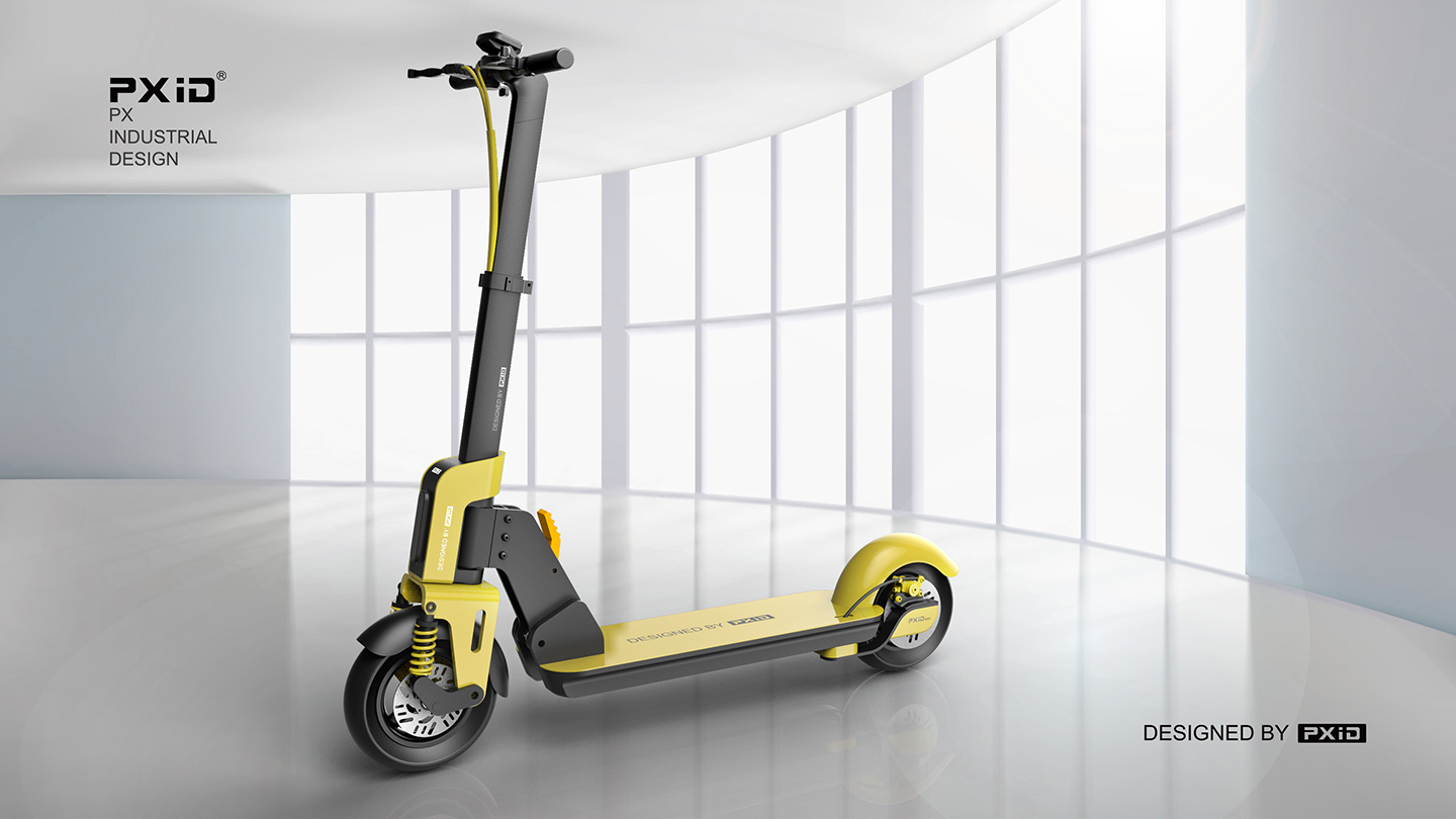 Scooter design，Electric scooter，Electric vehicle design，Design of transportation tools，Product oriented industrial design，