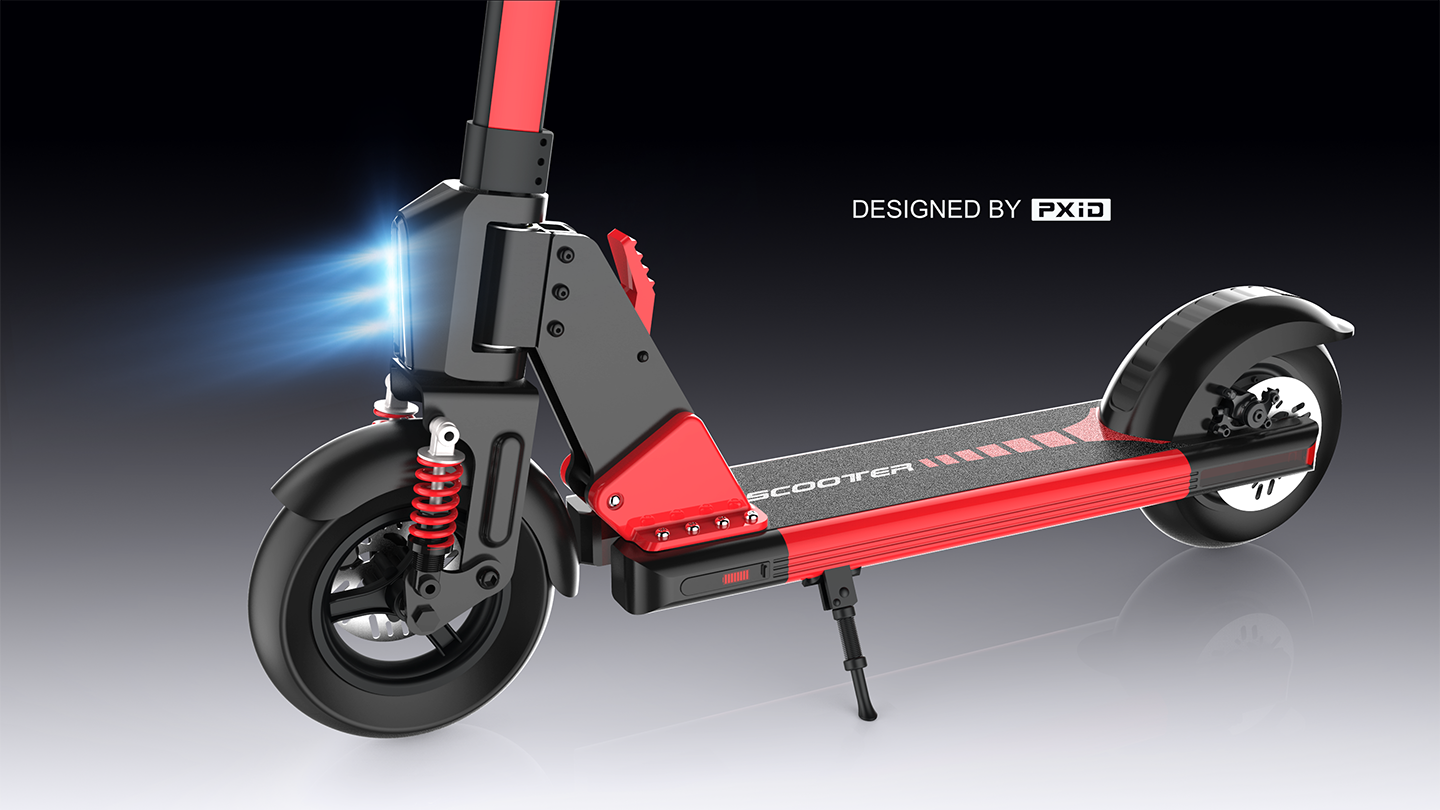 Scooter design，Electric scooter，Electric vehicle design，Design of transportation tools，Product oriented industrial design，