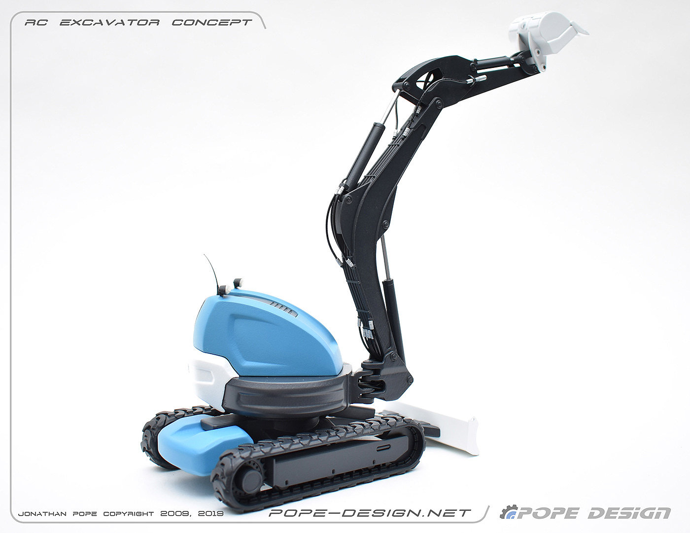 excavating machinery，conceptual design，RC Excavator，