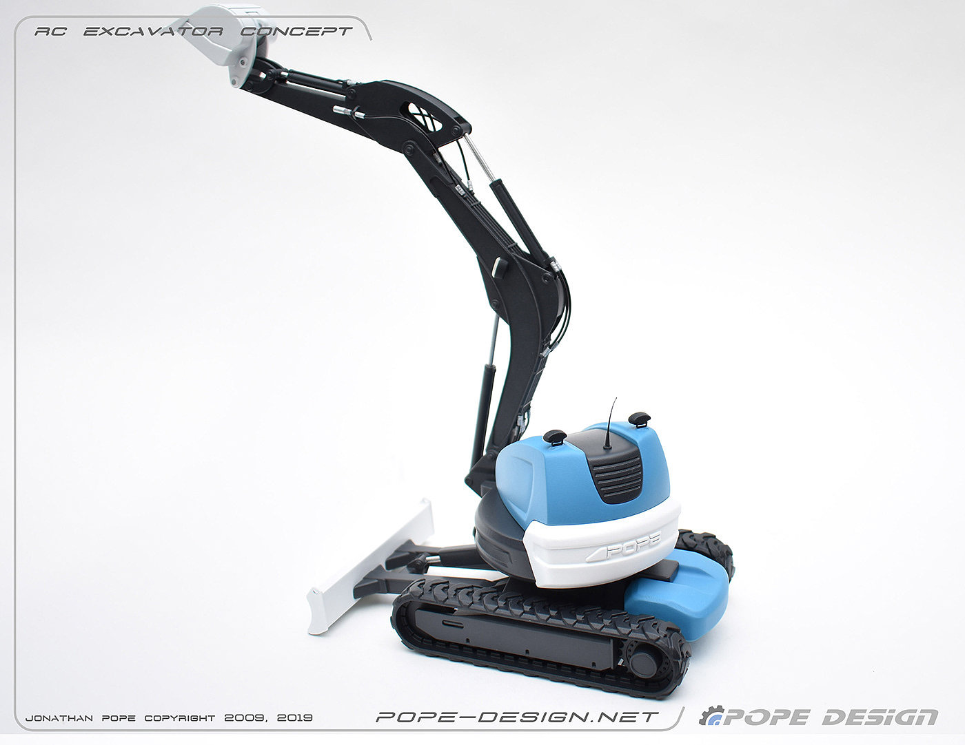 excavating machinery，conceptual design，RC Excavator，