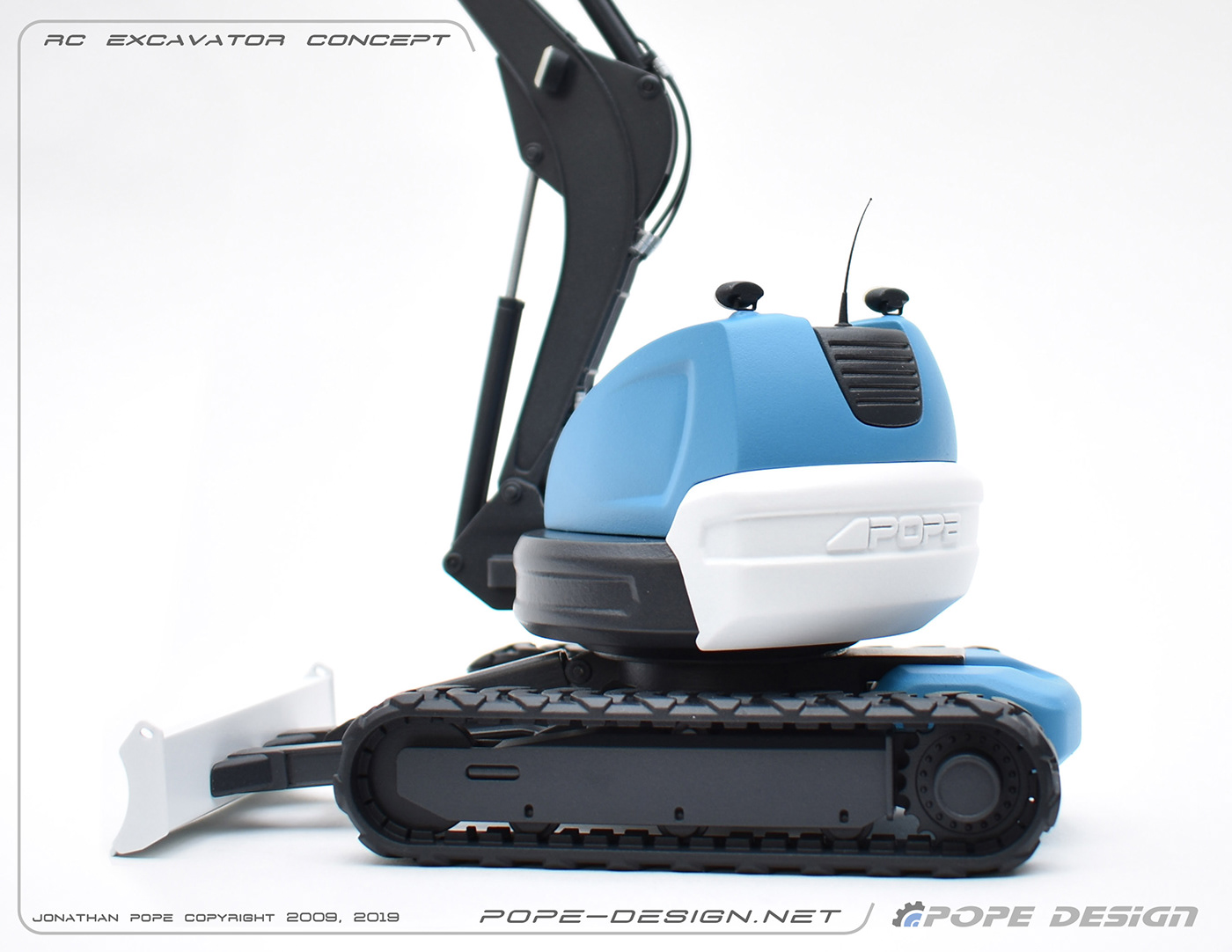 excavating machinery，conceptual design，RC Excavator，