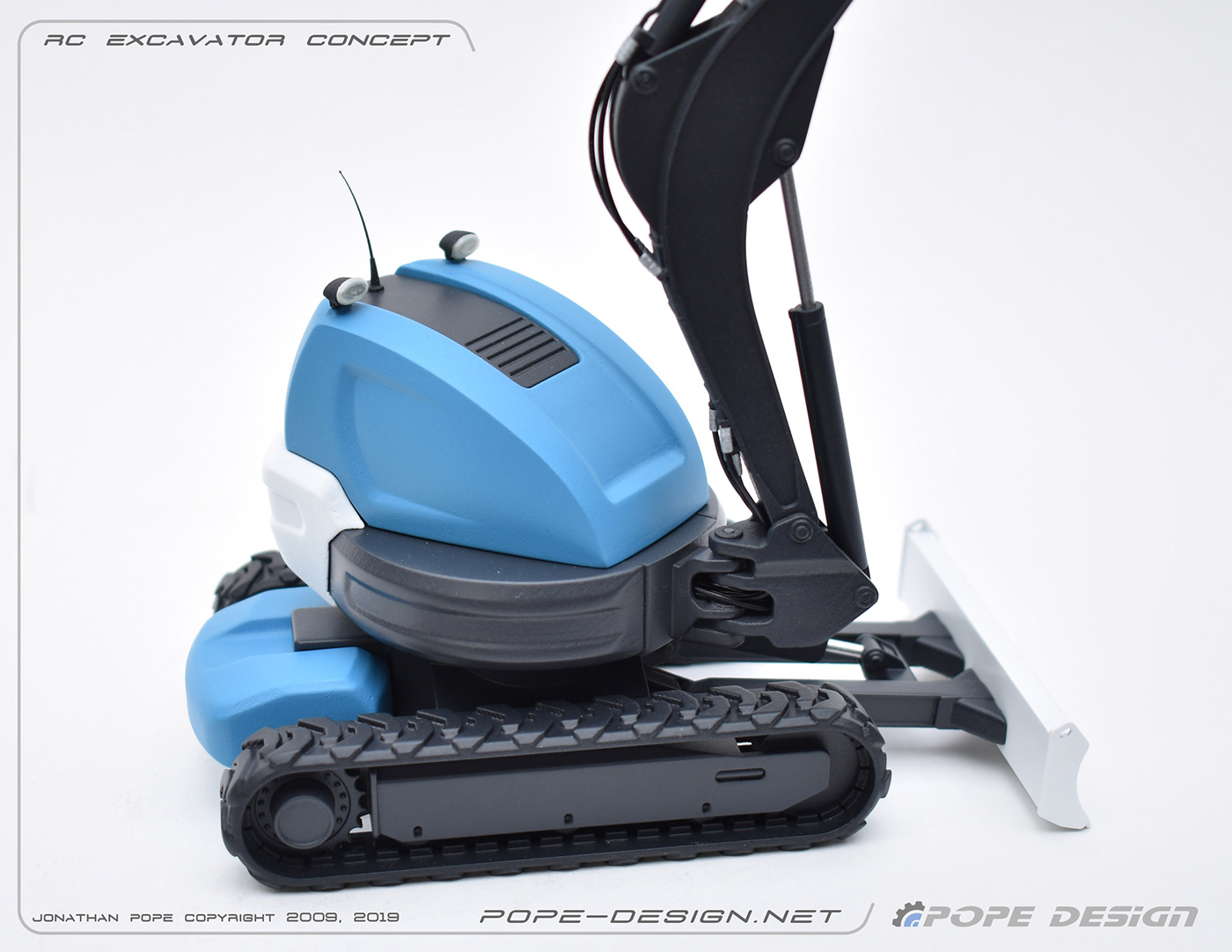 excavating machinery，conceptual design，RC Excavator，