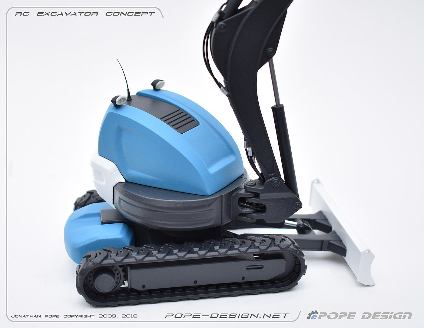 excavating machinery，conceptual design，RC Excavator，