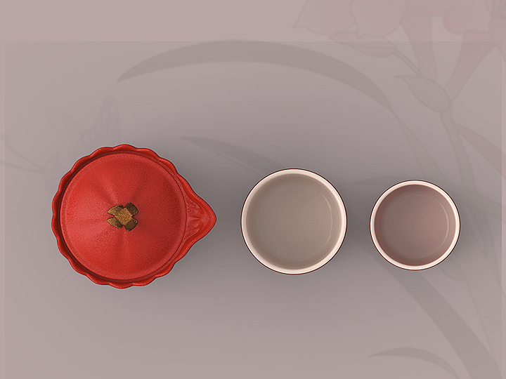 Tea set design，