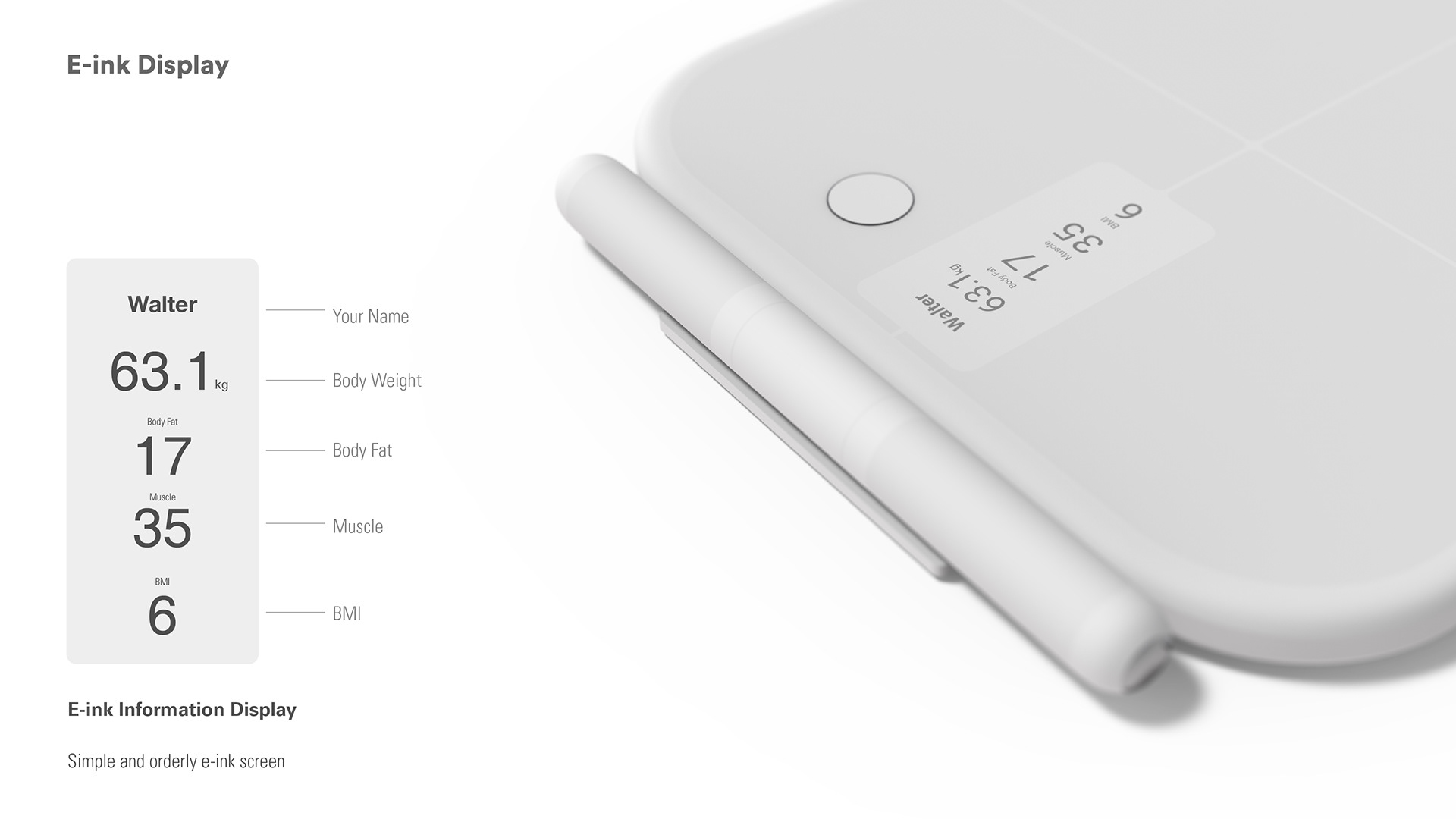 Weighing scale，Design，originality，