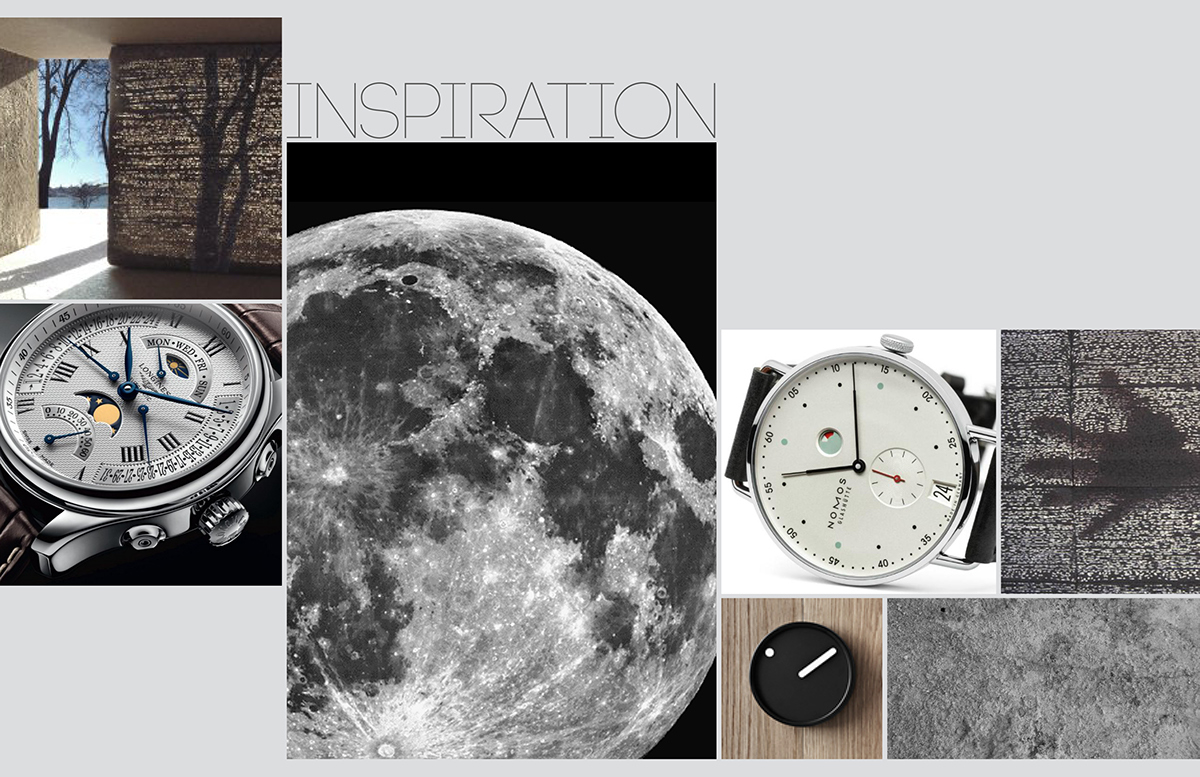 black，Clock，Lunar Clock，