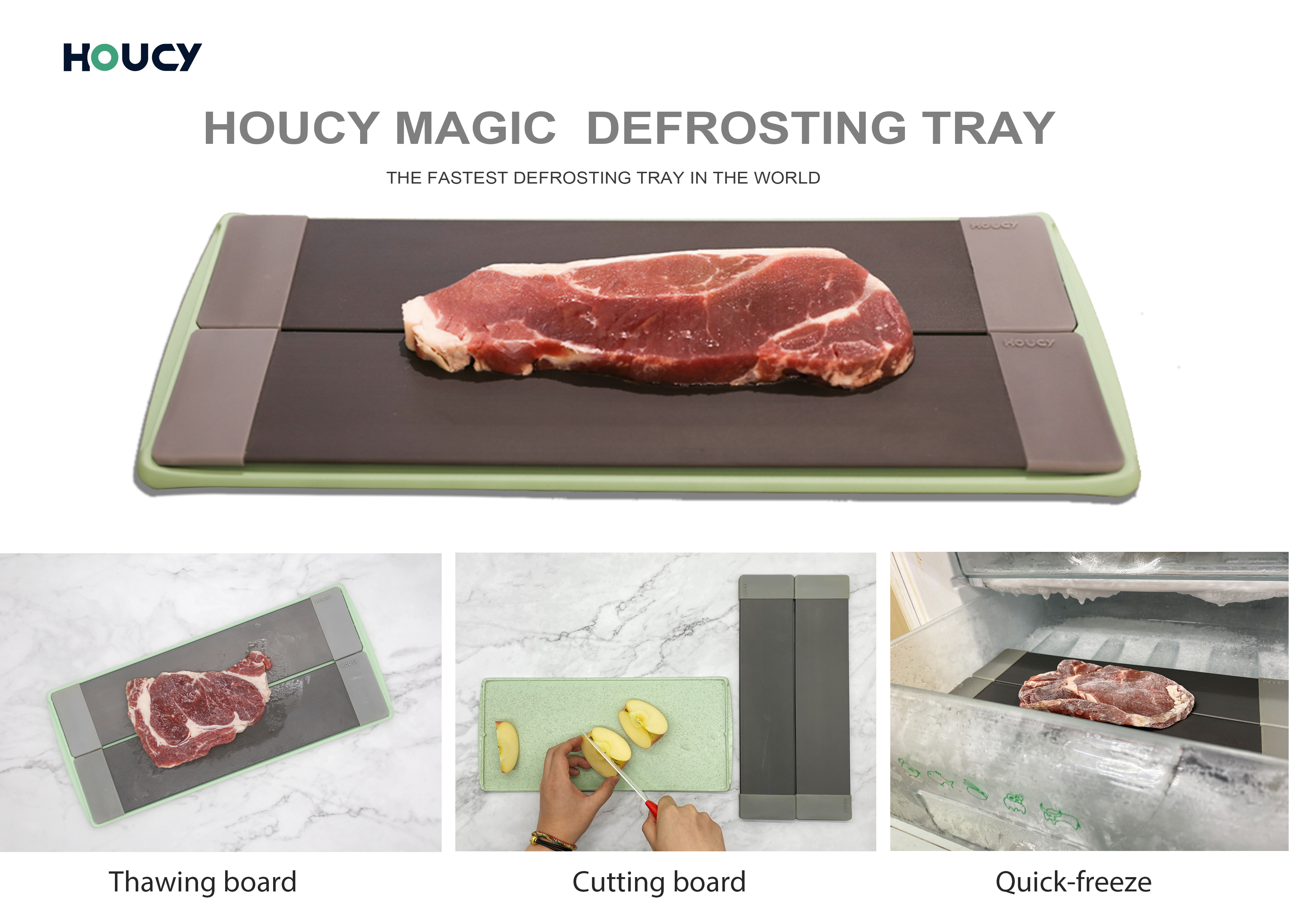 Thawed steak, fish and shrimp, fast environmental protection，