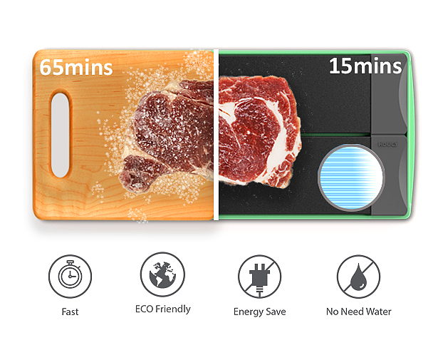 Thawed steak, fish and shrimp, fast environmental protection，