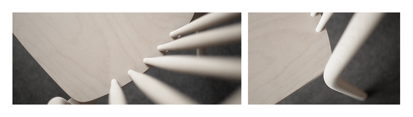 woodiness，handicraft，Chair design，Aldo chair，