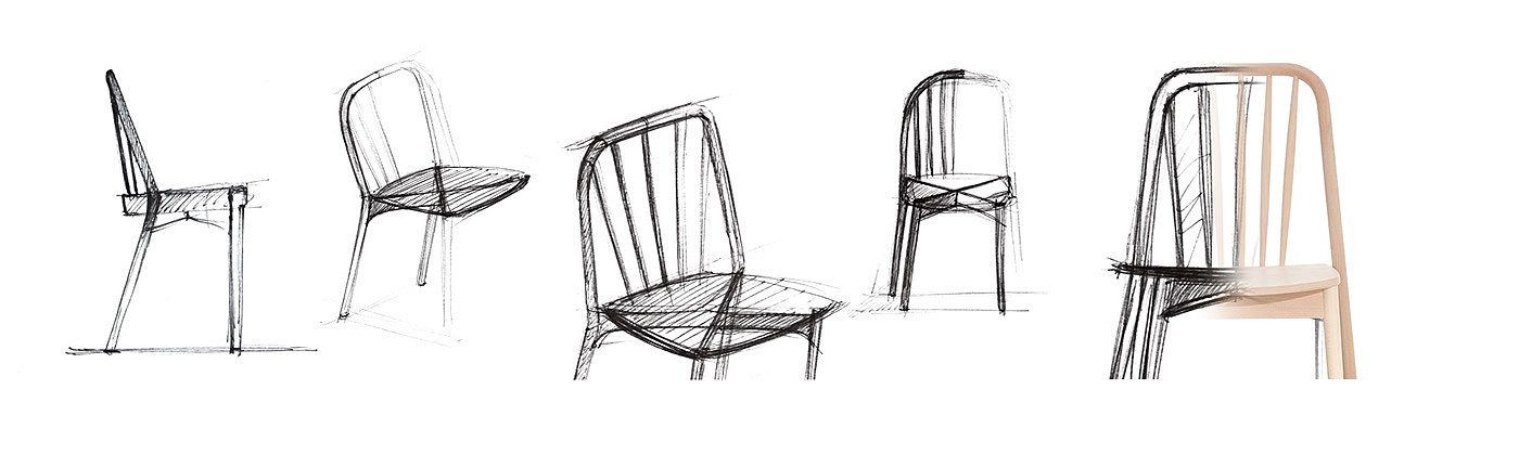 木质，手工艺，椅子设计，Aldo chair，