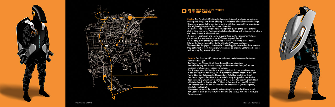 Hand drawn，conceptual design，Automobile design，Porsche 550，