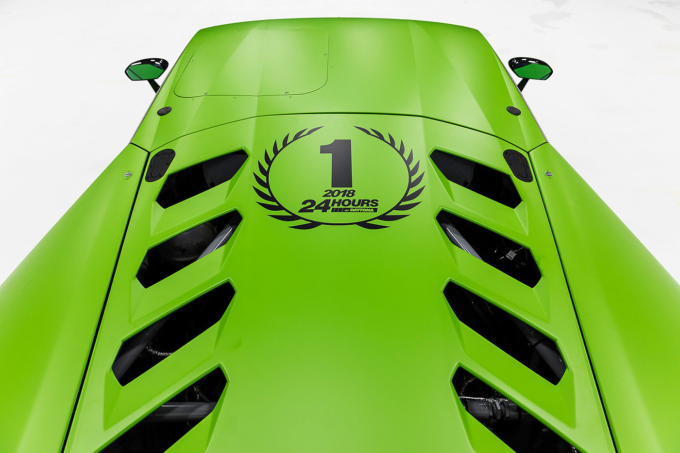绿色，汽车设计，Lamborghini Huracan，
