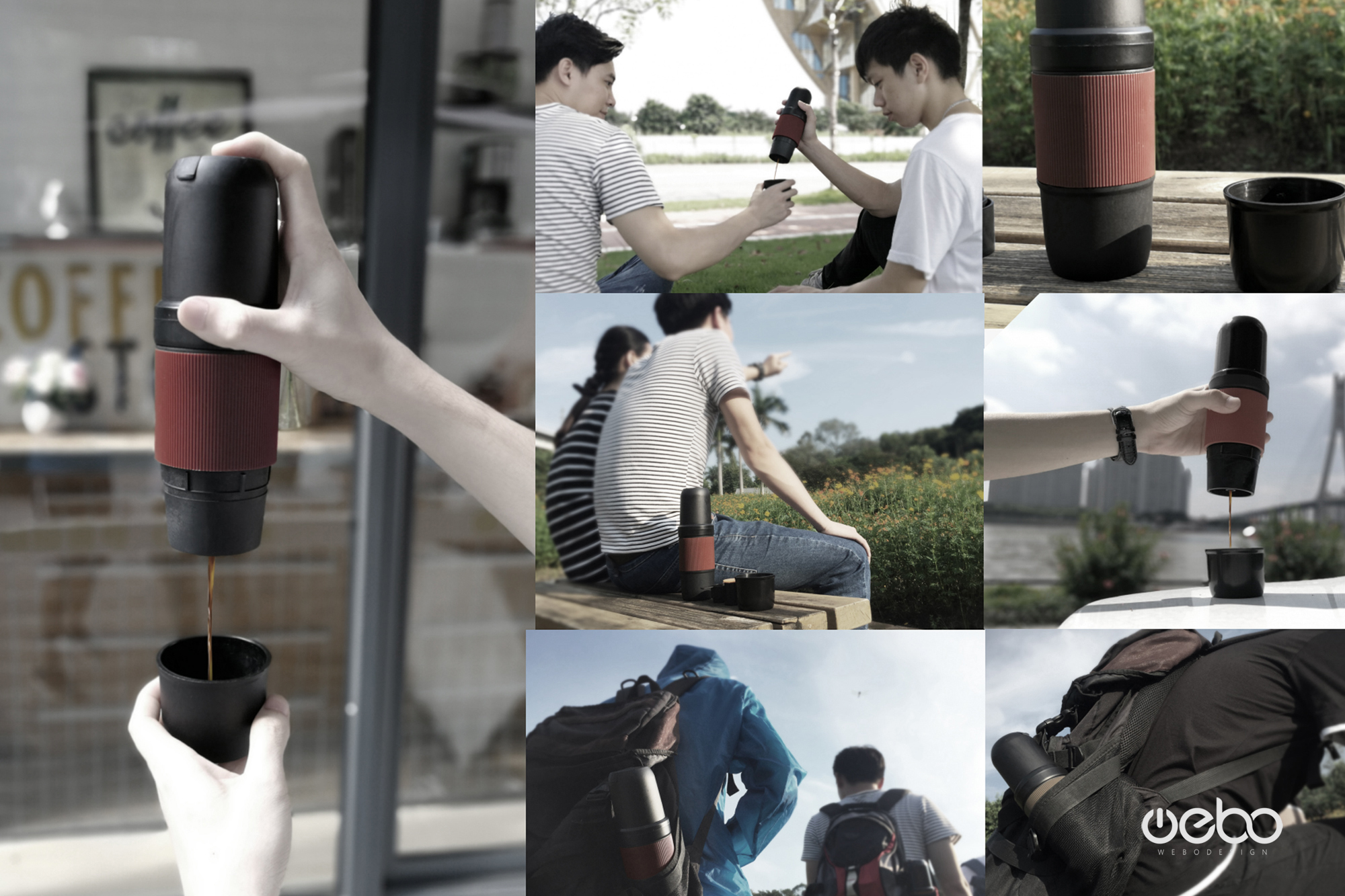 Pressure Coffee Mach，Weibo design，Appearance design，product design，Home appliance design，Industrial product design company，Guangzhou product design company，