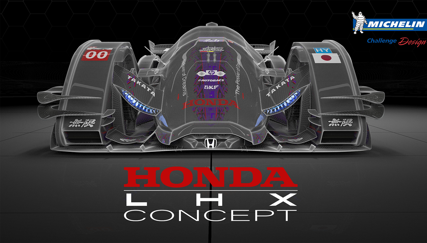 Concept Car，racing，Michelin，Honda，industrial design，