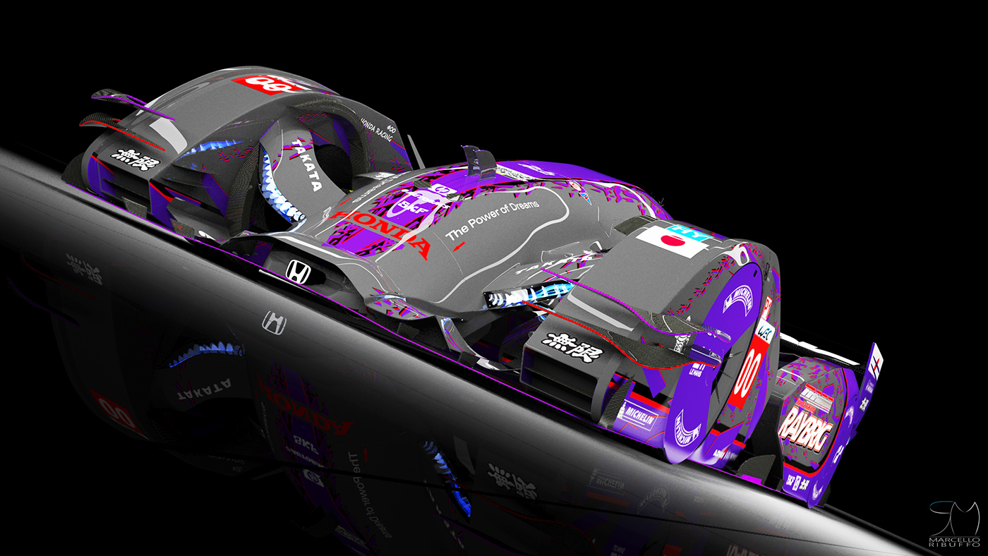 Concept Car，racing，Michelin，Honda，industrial design，