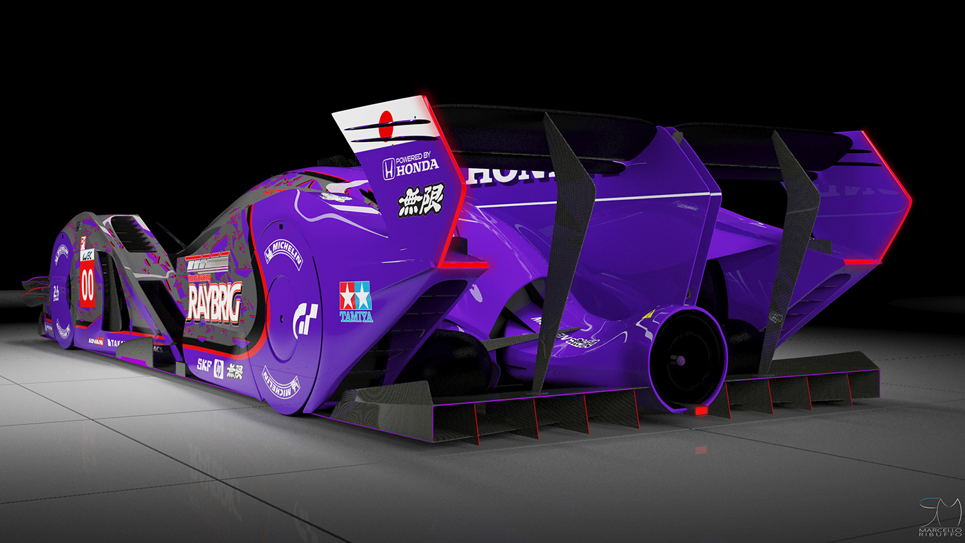 Concept Car，racing，Michelin，Honda，industrial design，