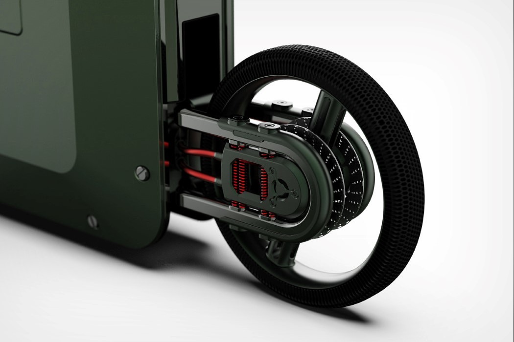 square，Electric，compact，motorcycle，
