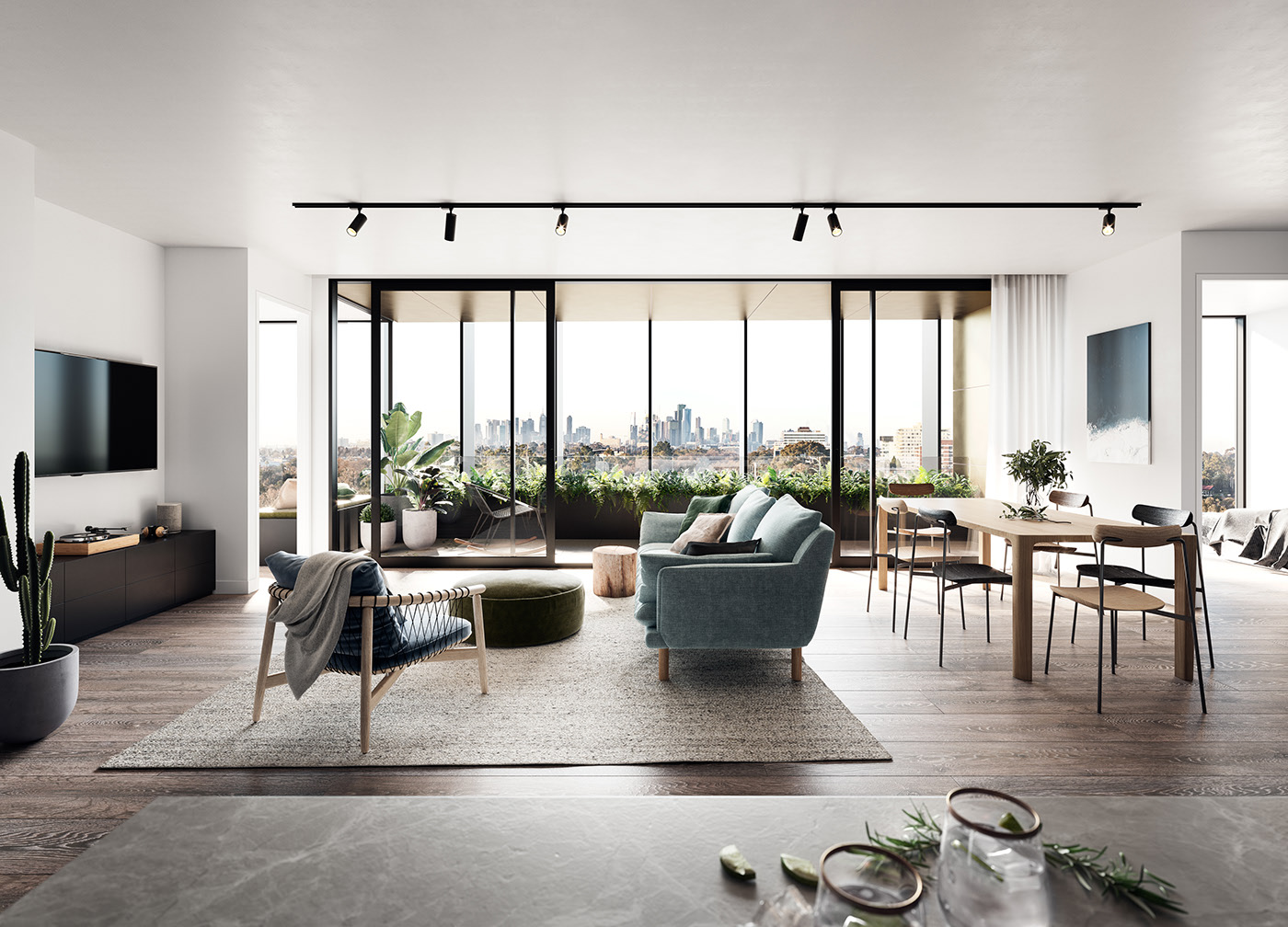 Architectural visualization，Interior design，Home Furnishing，