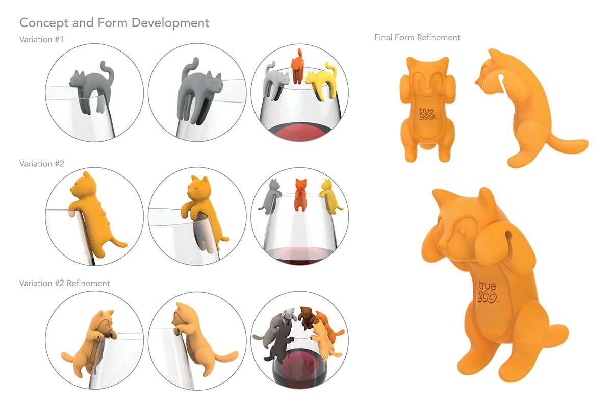 Kitty，Wine Glass，Marker，Small products，lovely，