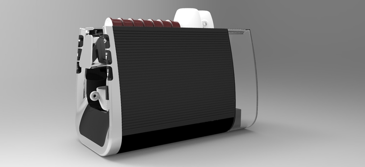 Coffee machine，industrial design，product design，concept，prototype，