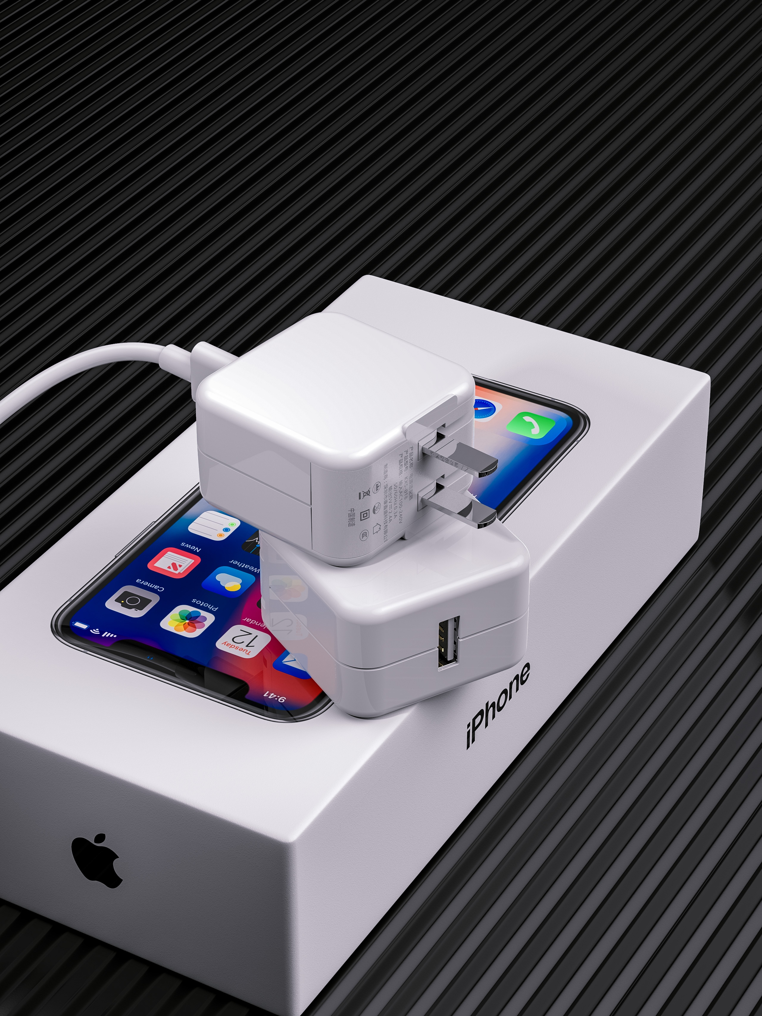 Charging head，Render，