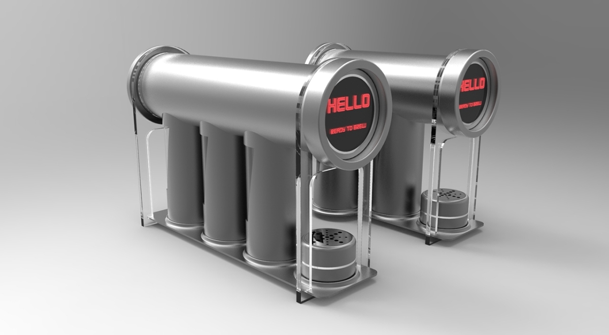 Coffee machine，industrial design，product design，concept，prototype，