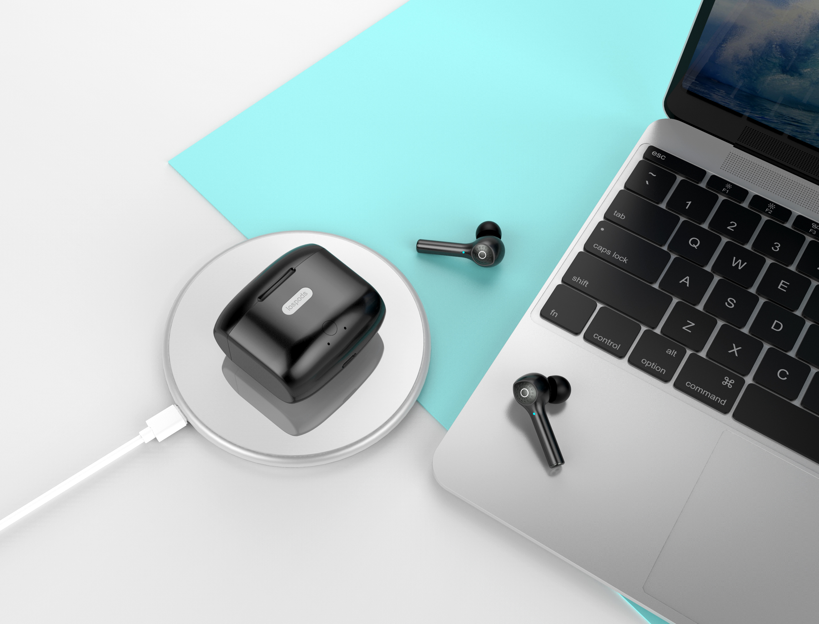 headset，Bluetooth headset，True wireless，scene，Headset scene，electronic product，Wireless headset，