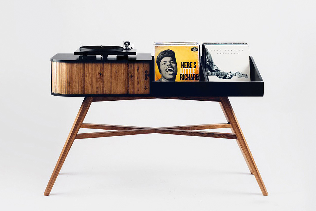 唱片，桌子，木质，