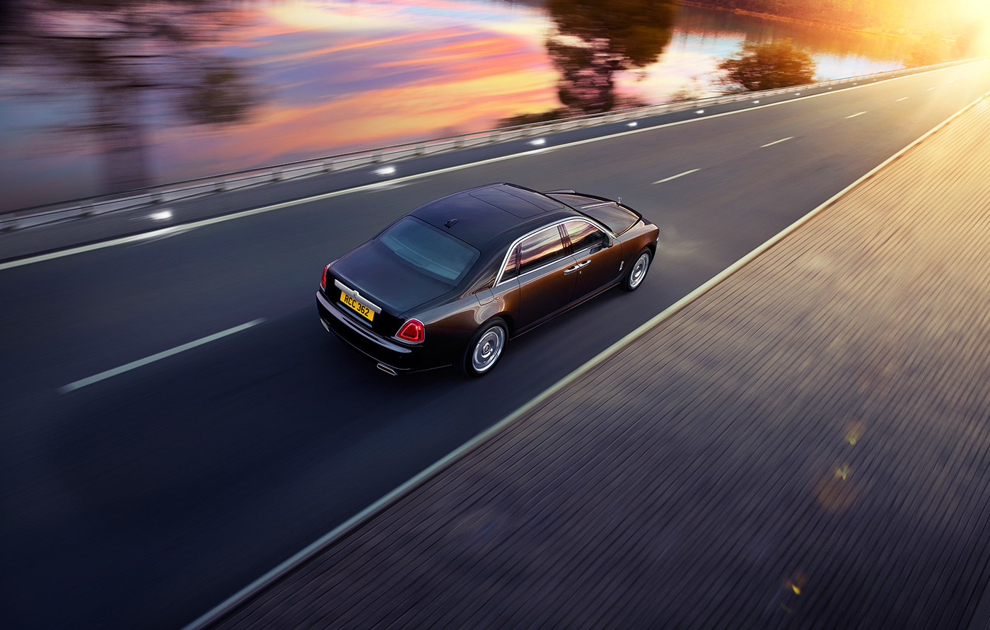 高清拍摄rollsroyceghost顶级豪车广告拍摄多角度细节展示