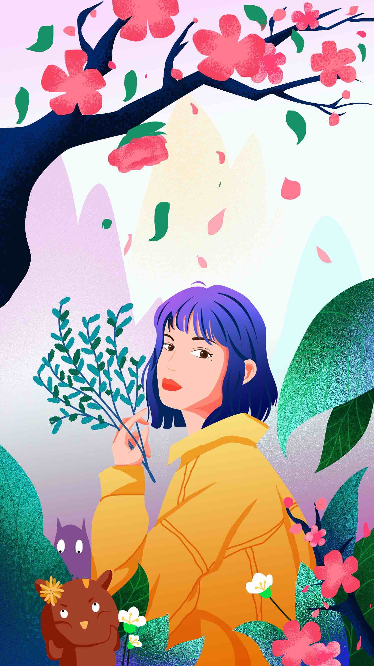 Illustration，Hand drawn，ps，ai，