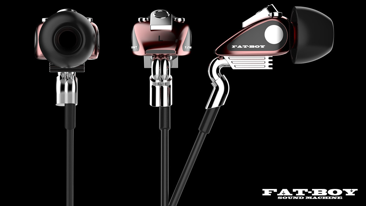 Digital，intelligence，Metal，headset，design sketch，In ear，