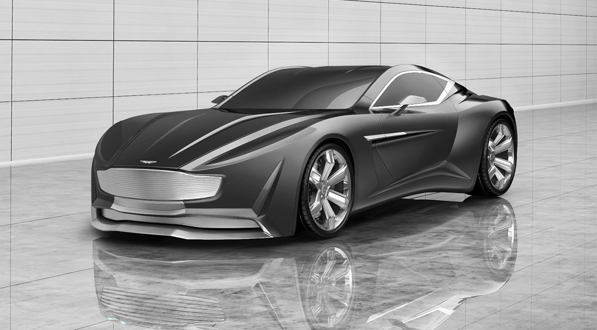Aston Martin，Concept Car，Sports car，vehicle，design sketch，