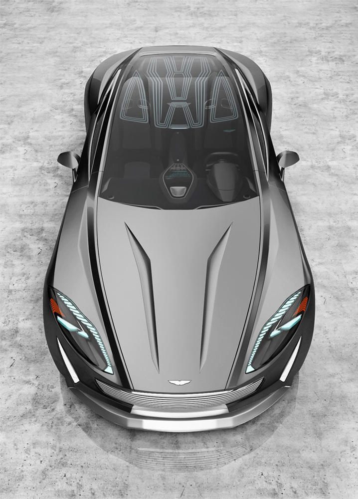 Aston Martin，Concept Car，Sports car，vehicle，design sketch，