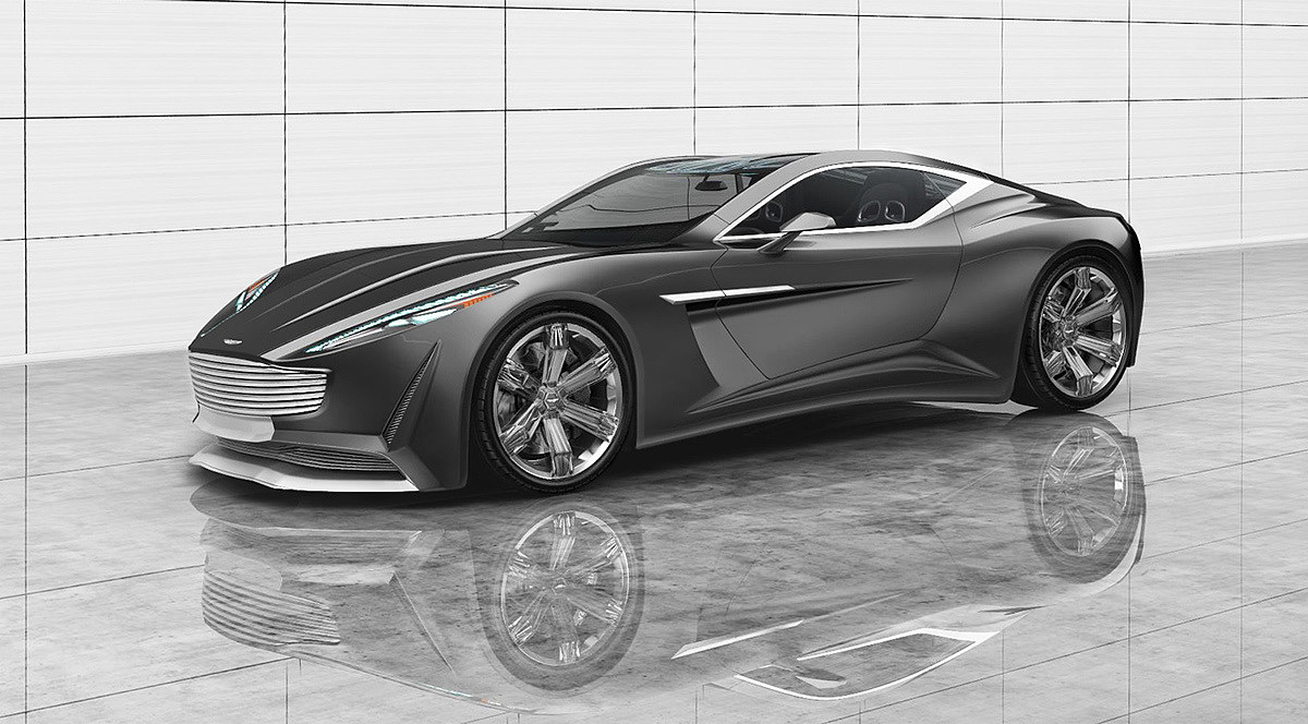 Aston Martin，Concept Car，Sports car，vehicle，design sketch，