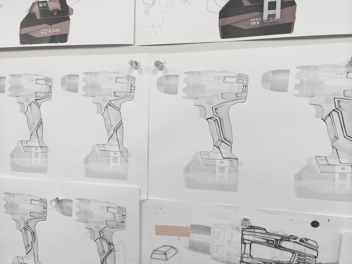 gules，Electric drill，Hammer Driver，