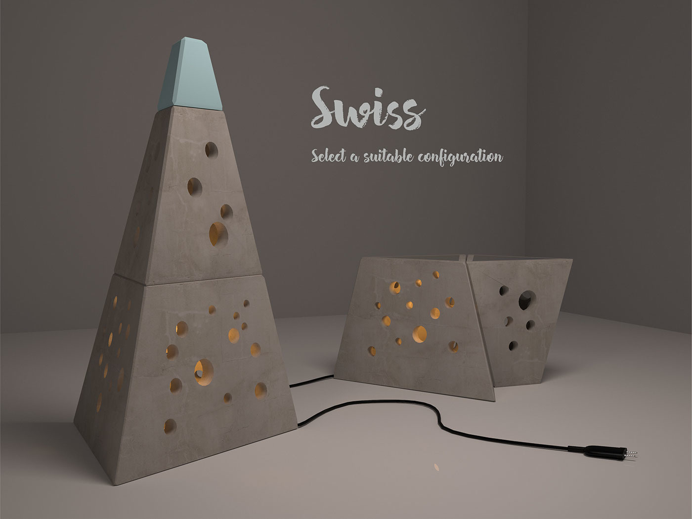 chair，lamps and lanterns，industrial design，product design，concrete，