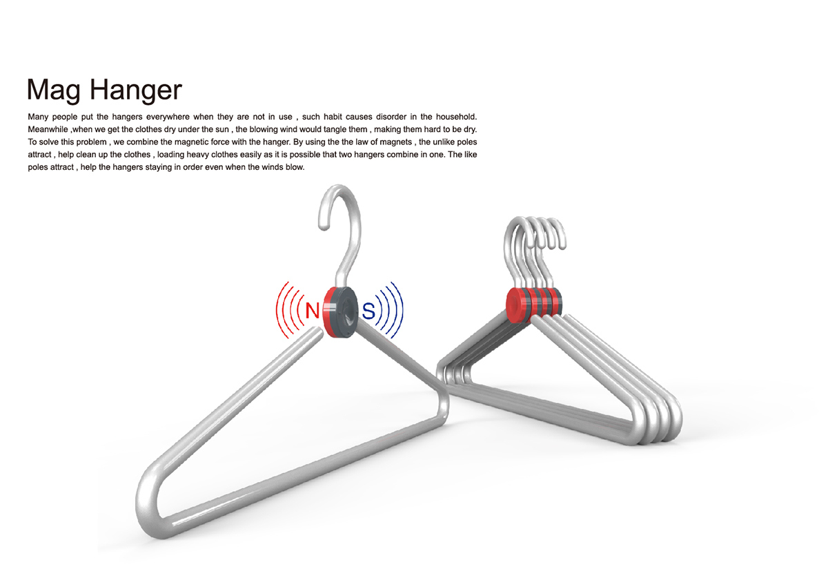 coat hanger，industrial design，product design，originality，convenient，