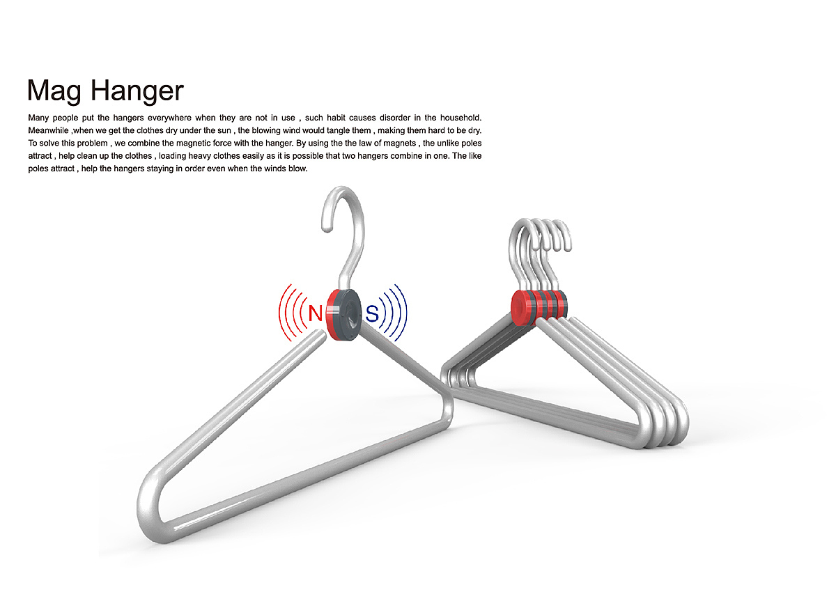 衣架，工业设计，产品设计，创意，便捷，